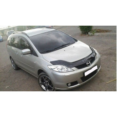 Дефлектор капоту мухобійка для Mazda 5 2005-2010