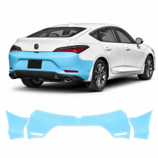 Антигравійна захисна бронеплівка за лекалами для Acura Integra V 2023 - задній бампер