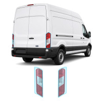 Антигравійна захисна бронеплівка за лекалами для Ford Transit VII 2013- задні ліхтарі стопи