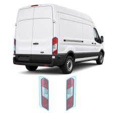 Антигравійна захисна бронеплівка за лекалами для Ford Transit VII 2013- задні ліхтарі стопи