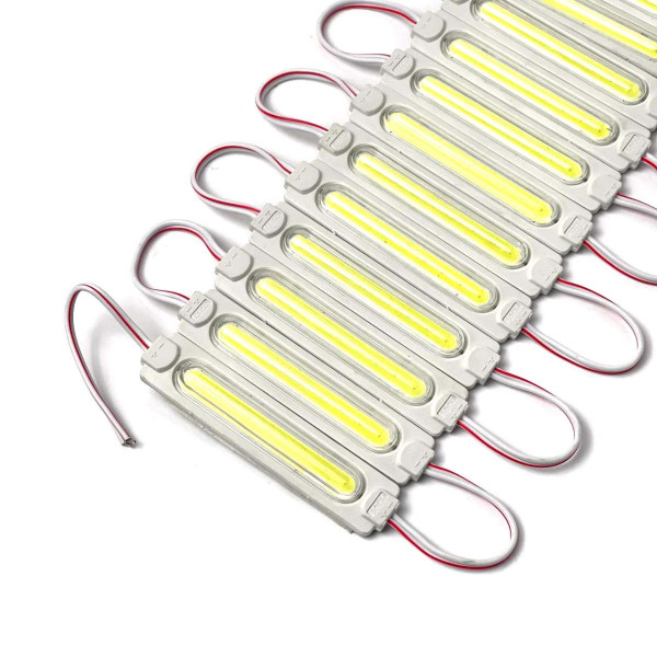 Cветодиодный модуль 12V COB 1.5W LMCG 75x17 мм Белый свет 1 шт