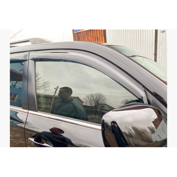 Дефлектори вікон вітровики HIC для Toyota Land Cruiser 120 2003-2010 Оригінал (T03-1)