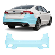 Антигравийная защитная бронепленка по лекалам для Ford Fusion (US) II facelift 2017-2020 - задний бампер