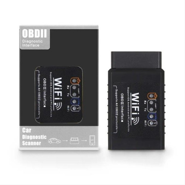 Автосканер адаптер OBD2 ELM327 для діагностики автомобіля Wi-Fi Android / IOS (2714)