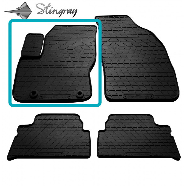 Водительский коврик в салон для Ford C-Max 2003-2010 1 шт