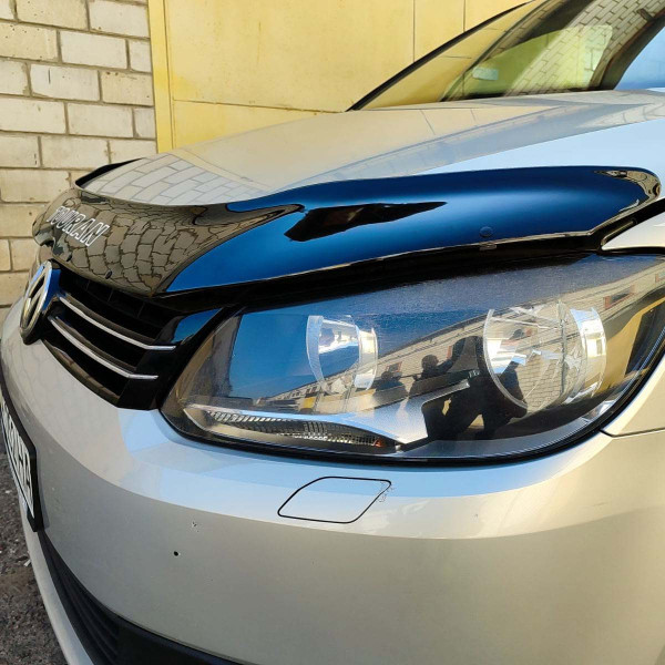 Дефлектор капота мухобійка Volkswagen Touran II 2010-2015 Voron Glass