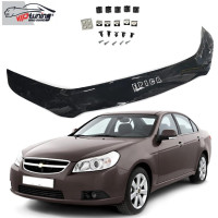 Дефлектор капота мухобойка Chevrolet Epica 2006- Евро Крепление (Vip Tuning)