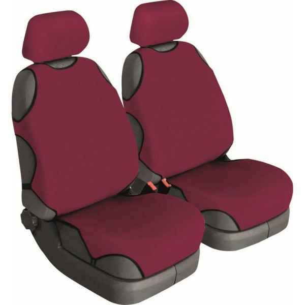 Авточехлы майки для передних сидений Beltex DELUX Бордовые (BX12410)