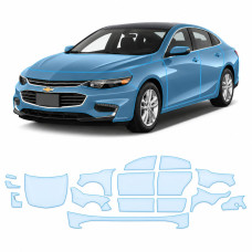 Антигравійна захисна бронеплівка за лекалами для Chevrolet Malibu IX 2016-2018 - повний кузов