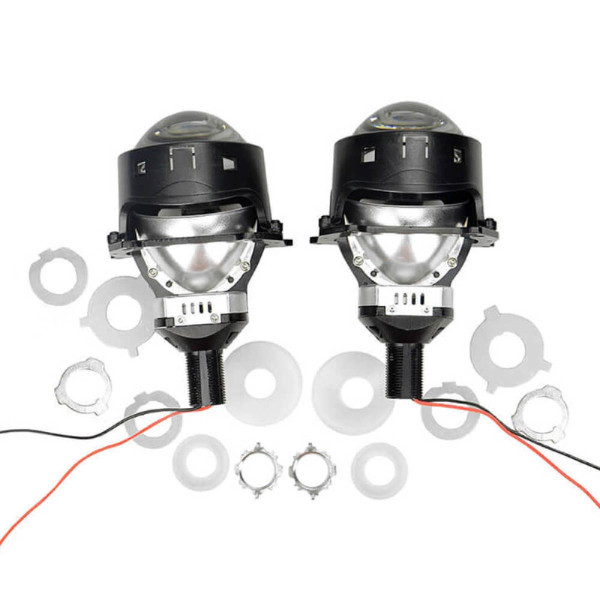 Автомобильные BI-LED линзы 3 дюйма D70 мм AMS Original A3 MAX 61 / 68Вт 5500К 2 шт