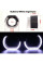 LED Маска Ангельські очі 2,5" D64 мм 12V 6000K Стиль BMW Білий Світло 2 шт (R6-L)