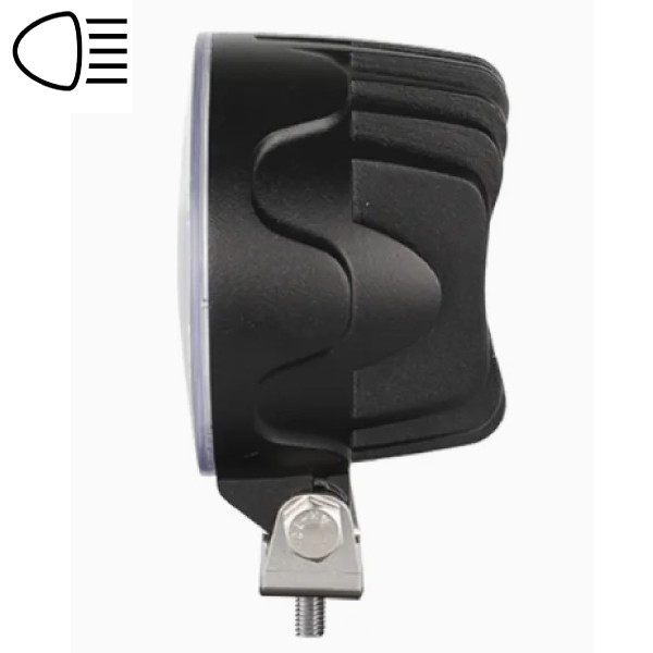 LED фара Brevia EPISTAR Sport Далеке світло 10-30V 12W (4x3W) 880Lm Алюмінієвий корпус IP68 (10601RSX1)