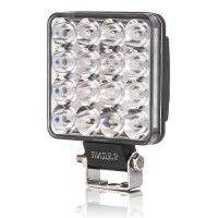 Фара LED Квадрат 48W (3W*16) 10-30V 80x80x20 мм Далекий Spot Сробоскоп Білий (MINI 48W)