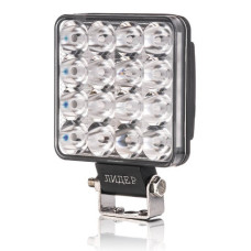 Фара LED Квадрат 48W (3W*16) 10-30V 80x80x20 мм Дальный Spot Сробоскоп Белый (MINI 48W)