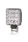 Фара LED Квадрат 48W (3W*16) 10-30V 80x80x20 мм Далекий Spot Сробоскоп Білий (MINI 48W)