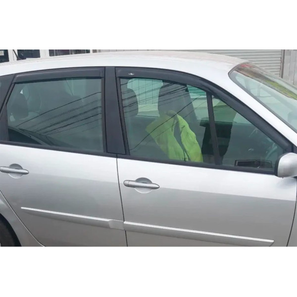 Дефлектори вікон вітровики HIC для Renault Scenic II / Grand Scenic 2003-2009 (REN06)