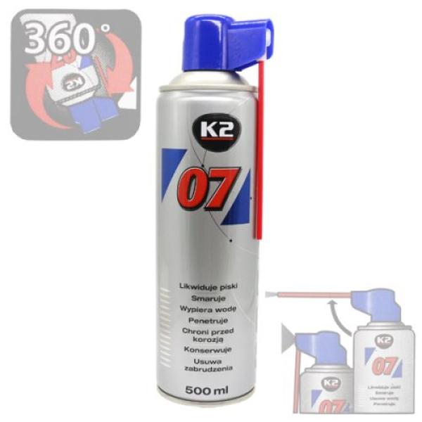 Смазка Многоцелевая Спрей K2 07 150 мл Оригинал (K715)