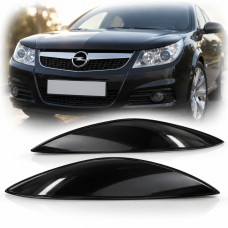 Вії фар для Opel Vectra C 2005-2008 Ресталінг 2 шт Voron Glass (RO10105)