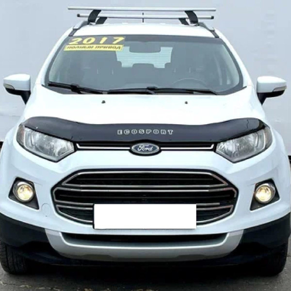 Дефлектор капота мухобойка Ford EcoSport 2013- Евро Крепление (Vip Tuning)