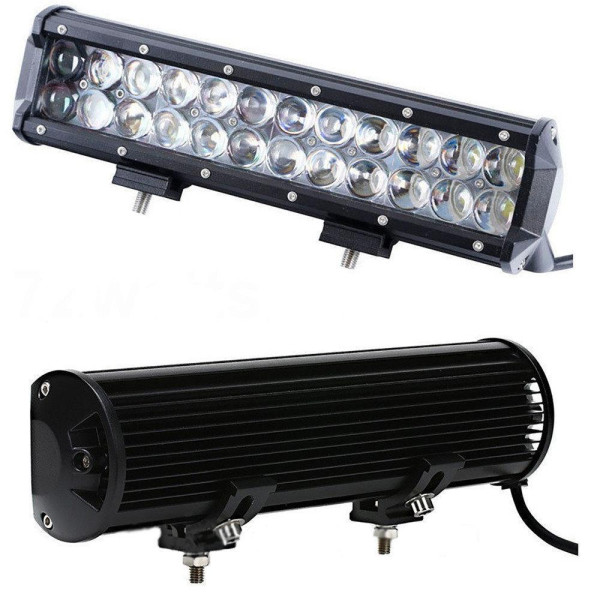 Світлодіодна Балка фара LED / 305x107x73 mm / 72W / 3W*24 / 10-30V / Ближнє світло (D-72W)