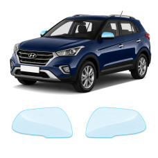 Антигравійна захисна бронеплівка за лекалами для Hyundai Creta I facelift 2018-2019 - дзеркала
