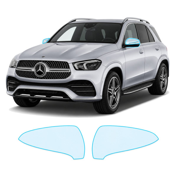 Антигравійна захисна бронеплівка за лекалами для Mercedes-Benz GLE W167 2019-2023 - дзеркала