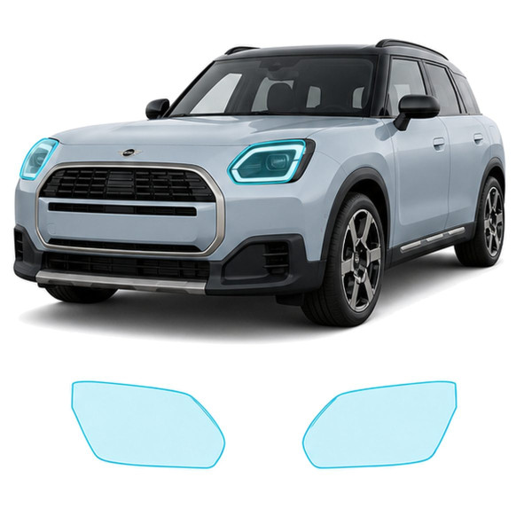 Антигравійна захисна бронеплівка за лекалами для Mini Countryman U25 2023- оптика (фари та ПТФ)