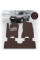 Коврики в салон EVA для Kia Sportage II МКП 2004-2010 с подпятником Коричневые 3 шт K-06