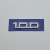 Эмблема надпись 100 новая скотч 92 x 20 мм (5695)