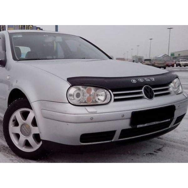 Дефлектор капоту мухобійка для Volkswagen Golf IV 1997-2003 (Vip Tuning) VW12