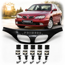 Дефлектор капота мухобойка Nissan Primera (P11) 1996–1999 Євро Кріплення Vip Tuning (NS08)
