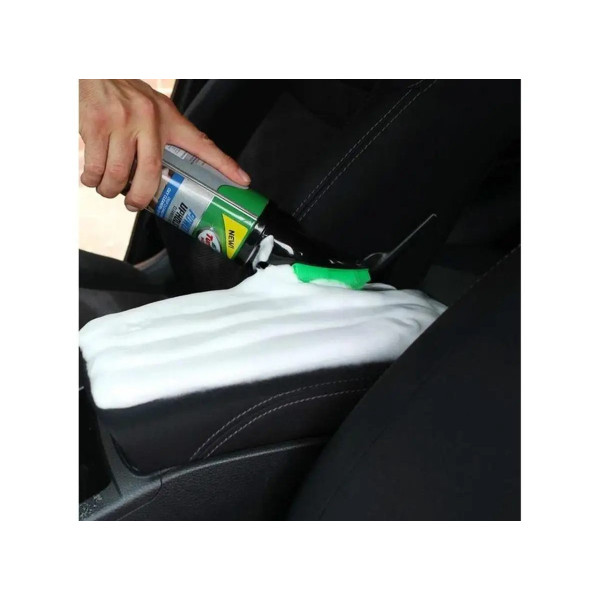 Пінна суха хімчистка оббивки зі щіткою Turtle Wax Power Out Upholstery Cleaner Odor-X 400 мл (GL 52893/18706)