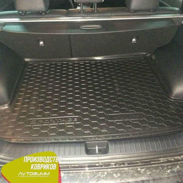 Автомобільний килимок у багажник Kia Sportage 4 2016- Гумо - пластик