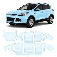 Антигравийная защитная бронепленка по лекалам для Ford Kuga II 2013-2019 - полный кузов