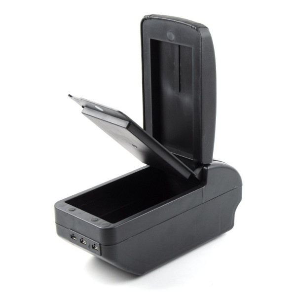 Подлокотник Универсальный Milex 145x320x155 см 9 USB Черный