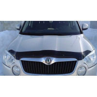 Дефлектор капота мухобойка Skoda Yeti 2009-2013