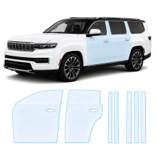 Антигравійна захисна бронеплівка за лекалами для Jeep Grand Wagoneer WS 2021- зони дверей і стійки вікон