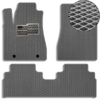 Коврики в салон EVA для Lexus RX 350 2003-2009 с подпятником Серые 5 шт