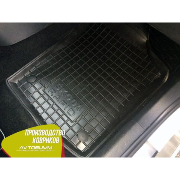 Автомобильные коврики в салон Skoda Rapid 2013- Avto-Gumm