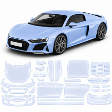 Антигравійна захисна бронеплівка за лекалами для Audi R8 4S 2015-2024 - повний кузов