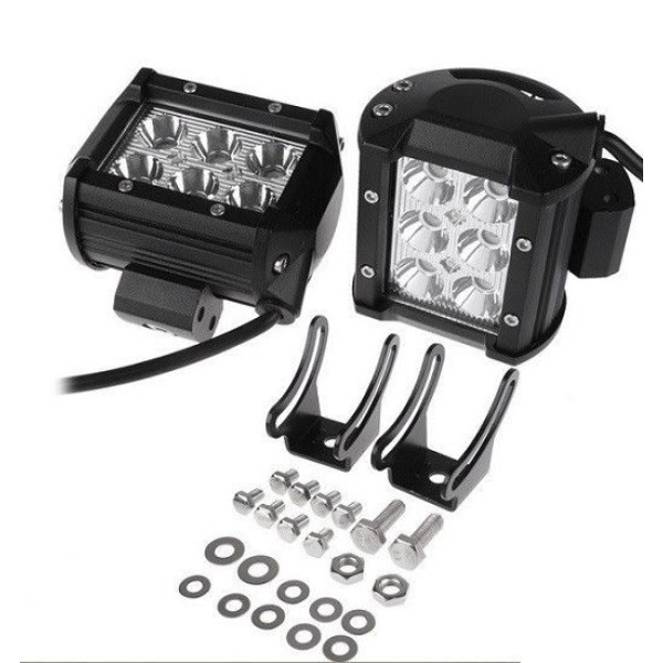 Дополнительная LED фара 18W (3W*6) 10-30V 95x75x60 mm Дальний 1 шт (D18W)