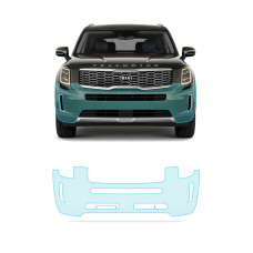 Антигравійна захисна бронеплівка за лекалами для Kia Telluride I 2019- передній бампер