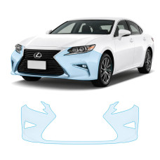 Антигравійна захисна бронеплівка за лекалами для Lexus ES XV60 facelift 2015-2018 - передній бампер
