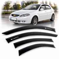 Дефлектори вікон вітровики для Chevrolet Lacetti Хечбек 2003-2014 Voron Glass