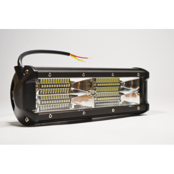 Світлодіодна балка фара LED / 237x80x60 mm / 144W / 3W * 48 / 10-30V / Далеке та Близьке світло / 1 шт (JR-W-144W)