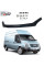 Дефлектор капота мухобойка для Ford Transit 2007-2014 Длинная Евро Крепление (Vip Tuning) FR17