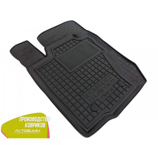 Водійський коврик в салон Renault Duster 4WD 2010- (Avto-Gumm)