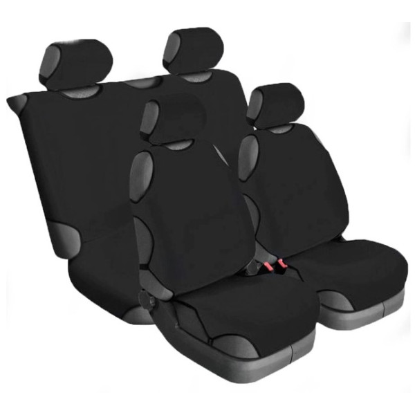 Чехлы майки для сидений Beltex DELUX комплект Черные (BX14210)