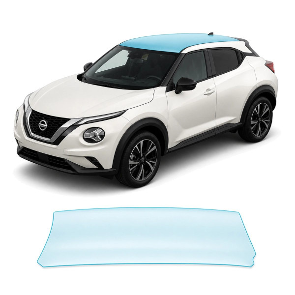 Антигравийная защитная бронепленка по лекалам для Nissan Juke F16 2019-2024 - зона крыши