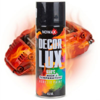Акриловая высокотемпературная краска Nowax 650° Спрей 450 мл Черная (black/ral9005)